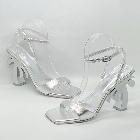 Palm Angels Palm metallic leather sandals size 38 - Picture 10 of 14